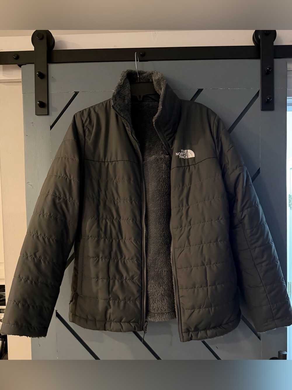 The North Face mossbud reversible jacket.
